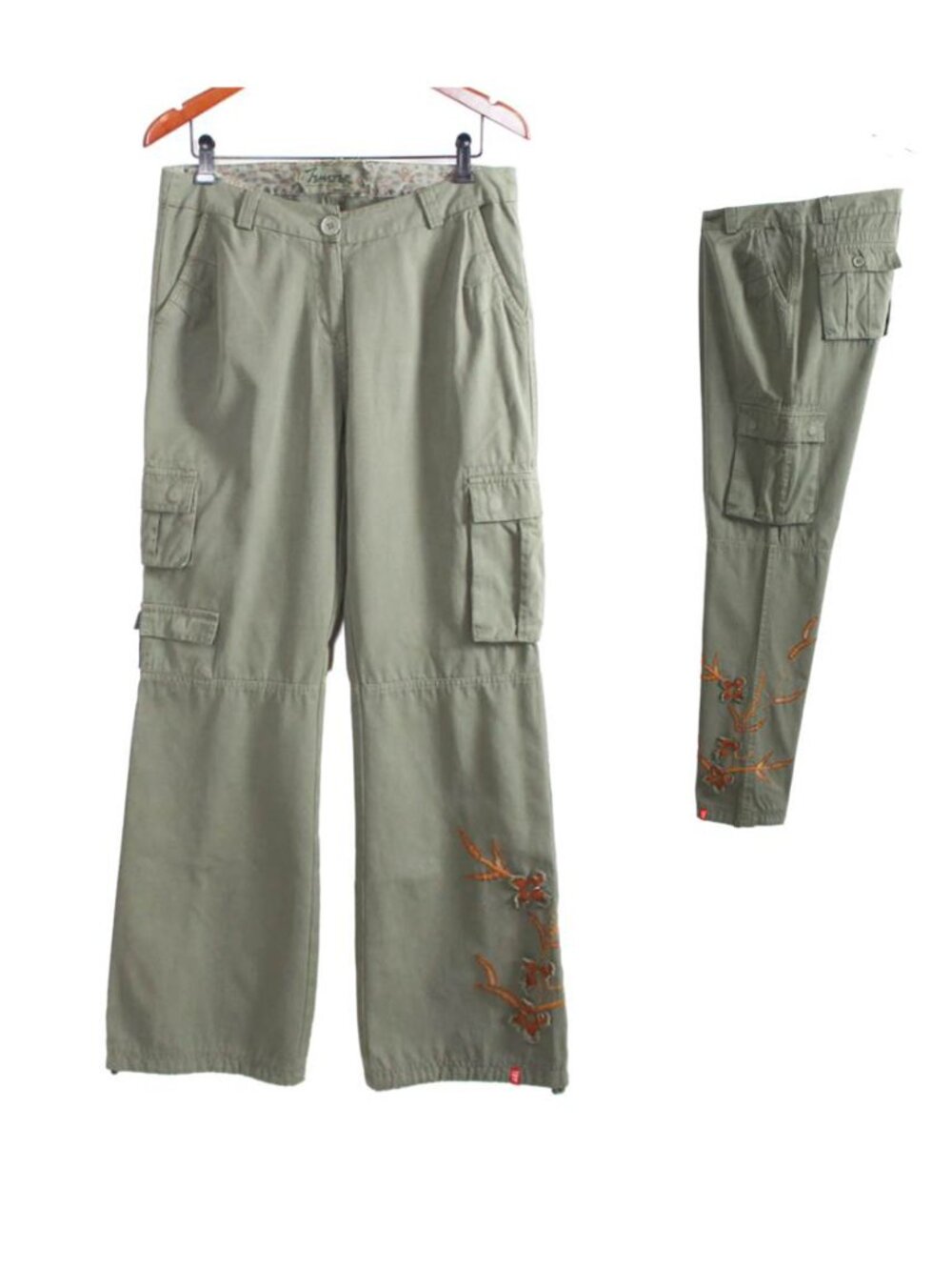 Vintage Cargo Mid-rise Pants